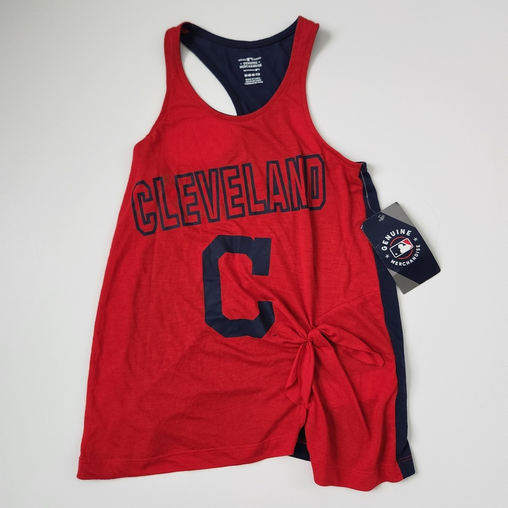 Cleveland Indians MLB Genuine Merchandise Tank‎ Top Girls Size Medium 7/8